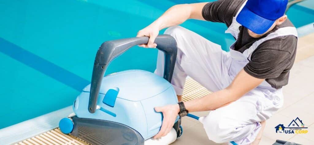 ratista para mantenimiento de piscina